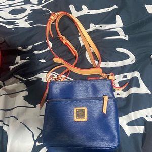 Dooney and Bourke blue shoulder bag messenger bag